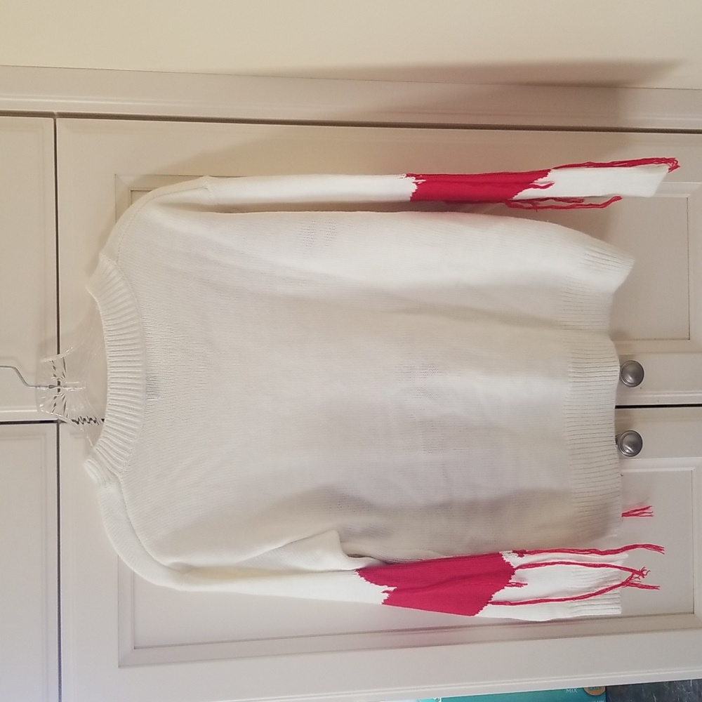 Shein EZ Wear Winter ❤Heart❤Pattern Drop Shoulder Sweater - Picture 2 of 4